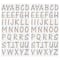 Small Silver Epoxy Alphabet Stickers by Recollections™